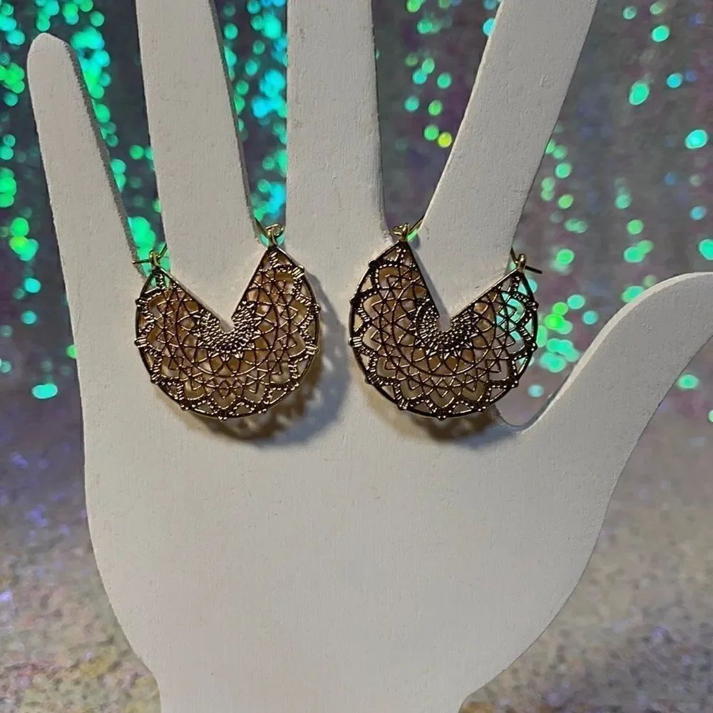 Large new dangle earrings
